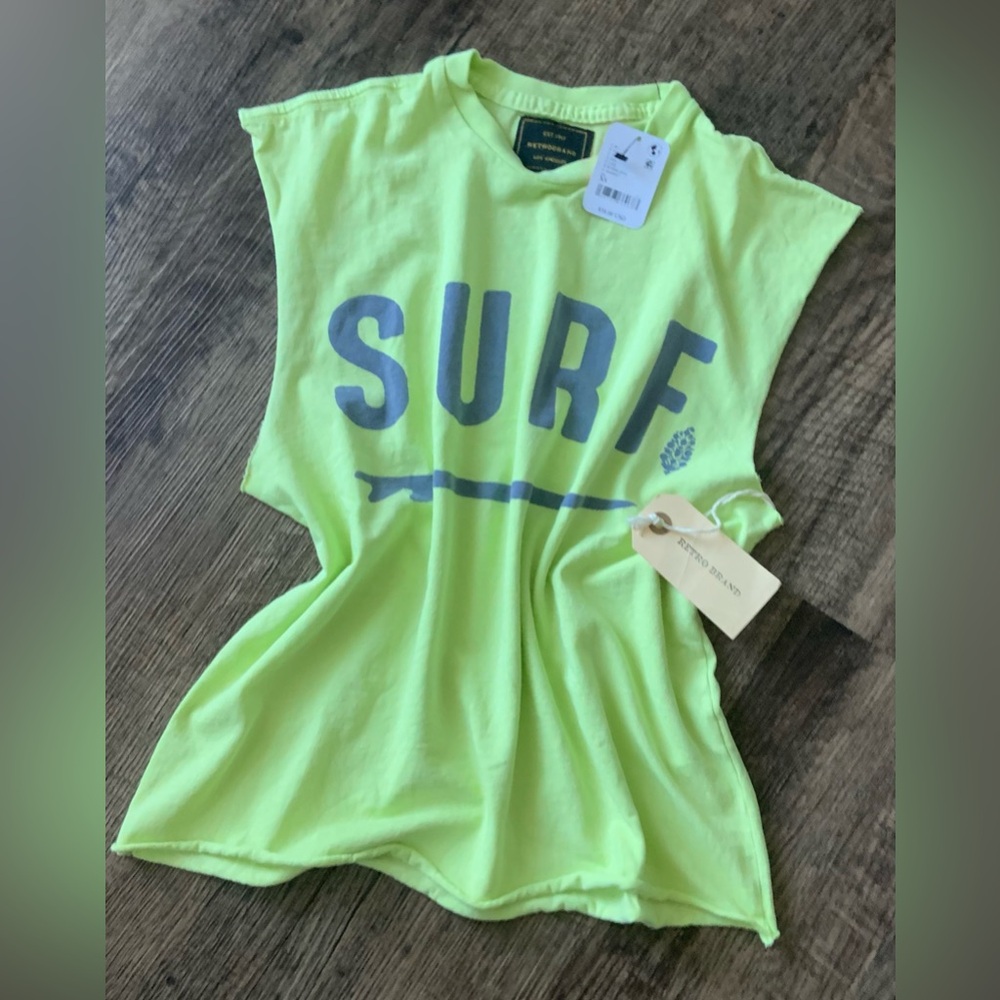 Free People Movement ~ SURF ~ Graphic Tank ~     **NWT**  Size ~ XS - Picture 8 of 12